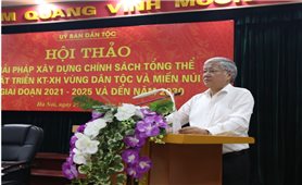 Hội thảo Giải pháp xây dựng chính sách tổng thể phát triển KT-XH vùng dân tộc và miền núi giai đoạn 2021-2025