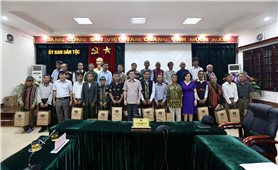 Ủy ban Dân tộc: Tiếp Đoàn đại biểu Người có uy tín trong đồng bào dân tộc thiểu số tỉnh Quảng Trị