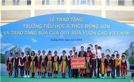 Quỹ Sữa Vươn cao Việt Nam: Để mọi trẻ em đều được uống sữa mỗi ngày