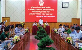 Phó Thủ tướng Thường trực Chính phủ làm việc tại Thừa Thiên-Huế