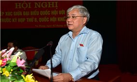 Bộ trưởng, Chủ nhiệm UBDT Đỗ Văn Chiến tiếp xúc cử tri huyện Na Hang, tỉnh Tuyên Quang