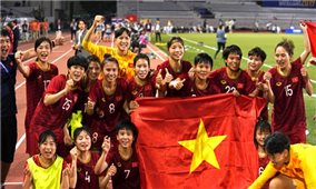 Thắng quả cảm Thái Lan, đội tuyển nữ Việt Nam lần thứ 6 vô địch SEA Games