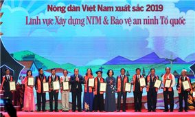 Lễ tôn vinh và trao danh hiệu 63 nông dân Việt Nam xuất sắc 2019