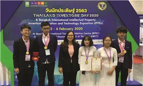 Học sinh Việt Nam đạt thành tích cao tại cuộc thi phát minh, sáng chế tại Thái Lan