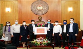 Ủy ban Trung ương MTTQ Việt Nam phân bổ số tiền 150 tỷ đồng cho Bộ Y tế để phòng chống dịch