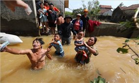 UNICEF hỗ trợ sản phẩm điều trị suy dinh dưỡng cho trẻ em vùng bão lũ miền Trung
