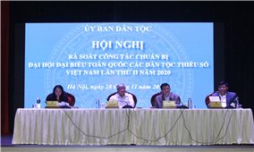 Rà soát công tác chuẩn bị Đại hội Đại biểu toàn quốc các DTTS Việt Nam lần thứ II năm 2020
