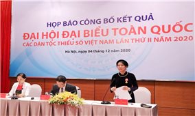 Họp báo Công bố kết quả Đại hội đại biểu toàn quốc các DTTS Việt Nam lần thứ II, năm 2020