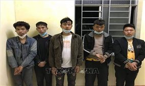 Bắt giữ 5 người Trung Quốc nhập cảnh trái phép tại Long An