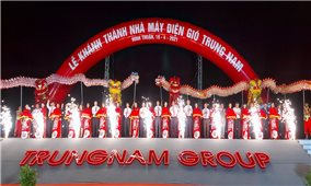 Ninh Thuận: Khánh thành Nhà máy điện gió lớn nhất Việt Nam