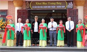 Trưng bày chuyên đề Di sản văn hóa Chăm Ninh Thuận – Quảng Nam