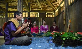 Tái hiện nghi thức Mừng cơm mới của đồng bào dân tộc Lào