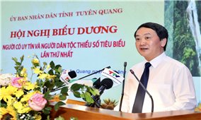 ​Những đóng góp của Người có uy tín, người DTTS tiêu biểu tỉnh Tuyên Quang là rất to lớn, thể hiện rõ “Ý Đảng lòng dân”
