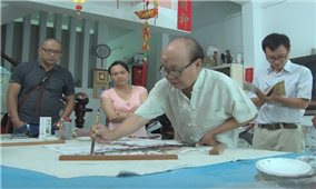Nghệ nhân Nhân dân Trương Lộ: Bậc thầy thư pháp và tranh thủy mặc