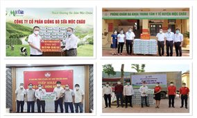 Mộc Châu Milk: Hơn 50.000 sản phẩm sữa đến với các tâm dịch tại Vĩnh Phúc, Bắc Giang, Sơn La