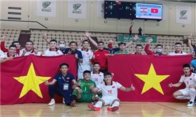 VFF thưởng nóng đội tuyển futsal Việt Nam 1 tỷ đồng
