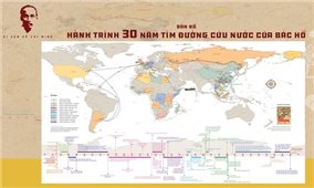 Ra mắt “Bản đồ Hành trình 30 năm tìm đường cứu nước của Bác Hồ”
