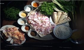 “Cáy man mọ” - món ăn đãi khách quý của đồng bào Thái Sơn La