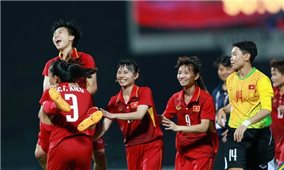 Đội tuyển nữ Việt Nam tiếp tục thăng hạng trên BXH FIFA