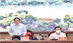 Thủ tướng Phạm Minh Chính: Hà Nội phải ưu tiên số 1 cho phòng, chống dịch an toàn, hiệu quả