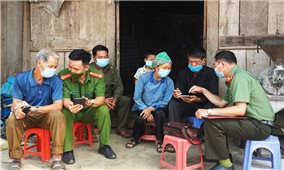 Mường Khương (Lào Cai): Công an cơ sở tích cực, trách nhiệm trong phòng, chống dịch