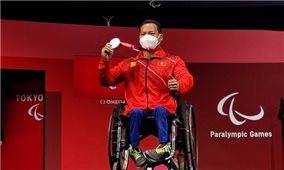 Paralympic Tokyo 2020: Đô cử Lê Văn Công xuất sắc giành Huy chương Bạc