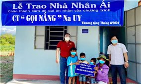 Phú Yên: Bàn giao nhà Nhân ái cho hộ đồng bào dân tộc thiểu số nghèo