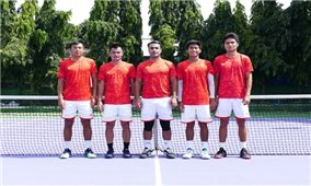 Đội tuyển quần vợt Việt Nam chuẩn bị tham dự Davis Cup