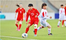 Đánh bại Tajikistan, tuyển nữ Việt Nam giành vé vào vòng chung kết Asian Cup 2022
