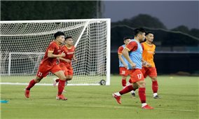 U23 Việt Nam dốc sức tập luyện tại UAE, hướng tới vòng loại U23 châu Á 2022