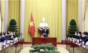 Chủ tịch nước Nguyễn Xuân Phúc trao Quyết định bổ nhiệm các Đại sứ