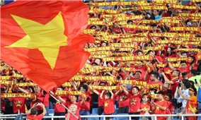 12.000 khán giả sẽ được vào sân Mỹ Đình cổ vũ đội tuyển Việt Nam