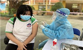 TP. Hồ Chí Minh bắt đầu tiêm vaccine phòng COVID-19 cho trẻ em