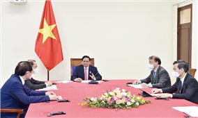 Thủ tướng Phạm Minh Chính điện đàm với Tổng thống Chile