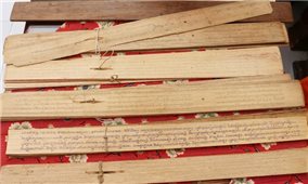 An Giang: Sẽ số hóa các di sản chữ viết trên lá Buông của người Khmer