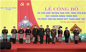 Đồng chí Võ Văn Thưởng dự Ngày hội Đại đoàn kết tại Yên Bái