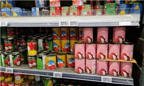 Vải đóng hộp Việt Nam lần đầu lên kệ chuỗi siêu thị Pháp
