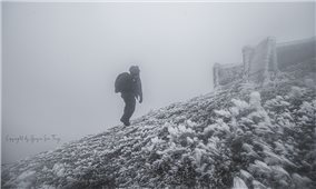 Trải nghiệm thú “săn tuyết” trên đỉnh Mẫu Sơn