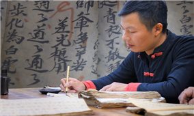 Trên 10 nghìn bộ chữ Nôm Dao được tin học hóa - Đóng góp to lớn để bảo tồn văn hóa của Bàn Kim Duy