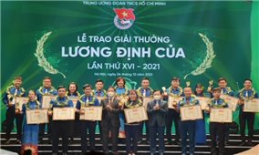 Trao Giải thưởng Lương Định Của cho 57 nhà nông trẻ xuất sắc toàn quốc