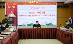 Quảng Ninh: Hội nghị thông tin báo chí tháng 12