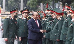 Chủ tịch nước Nguyễn Xuân Phúc: Xây dựng Học viện Quốc phòng thực sự là một “pháo đài” vững mạnh tiêu biểu, có sức lan tỏa lớn