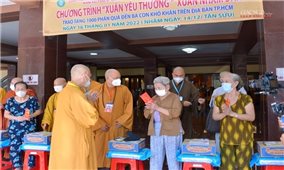 Trung ương Giáo hội Phật giáo Việt Nam kêu gọi chăm sóc Tết cho người có hoàn cảnh khó khăn