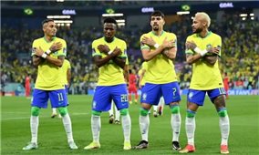 World Cup 2022: Brazil thắng đậm Hàn Quốc giành vé vào Tứ kết