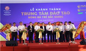 Ha Noi FC khánh thành trung tâm đào tạo bóng đá trẻ tại Bắc Giang
