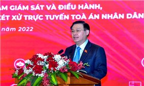 Chủ tịch Quốc hội Vương Đình Huệ: Đẩy mạnh cải cách tư pháp trong Tòa án nhân dân với nhiều giải pháp đổi mới, sáng tạo