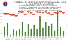 Ngày 14/1: Việt Nam có 16.040 ca mắc COVID-19 và 4.290 ca khỏi bệnh