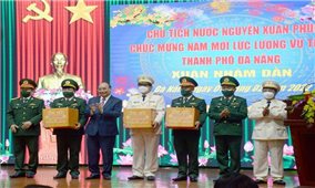 Chủ tịch nước thăm, chúc Tết một số cơ quan, đơn vị tại Đà Nẵng