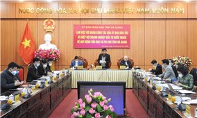 UBND tỉnh Hà Giang làm việc với Ủy ban Dân tộc và VAFIE về huy động vốn ODA và FDI