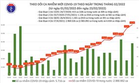 Ngày 23/2: Việt Nam có 60.355 ca mắc COVID-19 và 15.641 ca khỏi bệnh